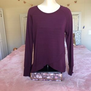 Large Dark purple pull over sweater